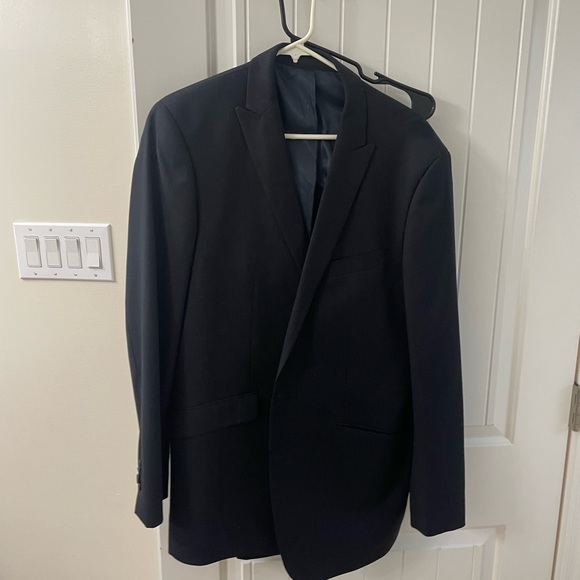 Kenneth Cole Reaction Mens Suit 42L Jacket/Pants 35L - Picture 7 of 8
